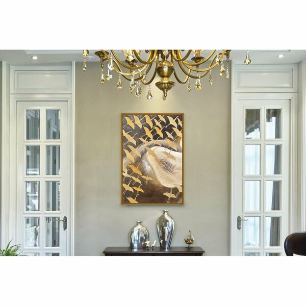 Work-Of-Art Flying Birds Framed Canvas Painting - Multi Color - 30 x 23 x 1.75 in. WO1710222